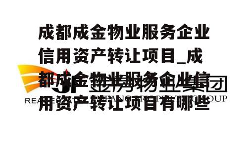 成都成金物业服务企业信用资产转让项目_成都成金物业服务企业信用资产转让项目有哪些