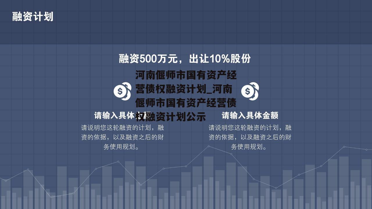 河南偃师市国有资产经营债权融资计划_河南偃师市国有资产经营债权融资计划公示