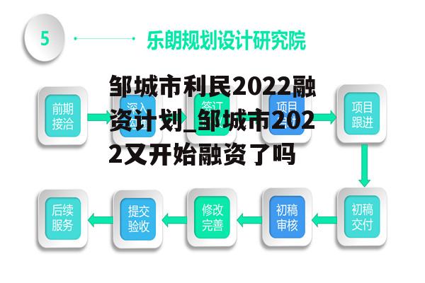 邹城市利民2022融资计划_邹城市2022又开始融资了吗