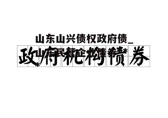 山东山兴债权政府债_山东民营企业债券违约