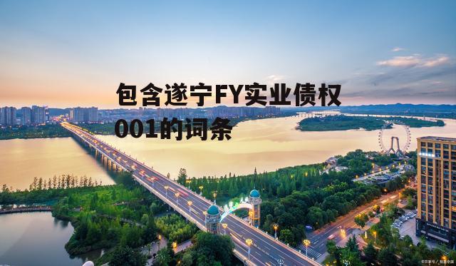 包含遂宁FY实业债权001的词条