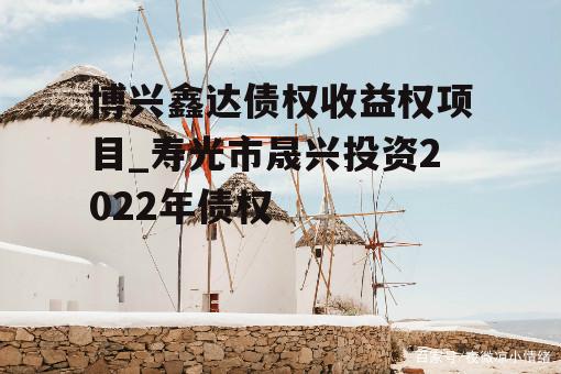 博兴鑫达债权收益权项目_寿光市晟兴投资2022年债权