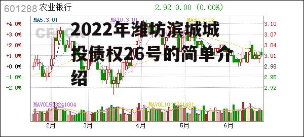 2022年潍坊滨城城投债权26号的简单介绍