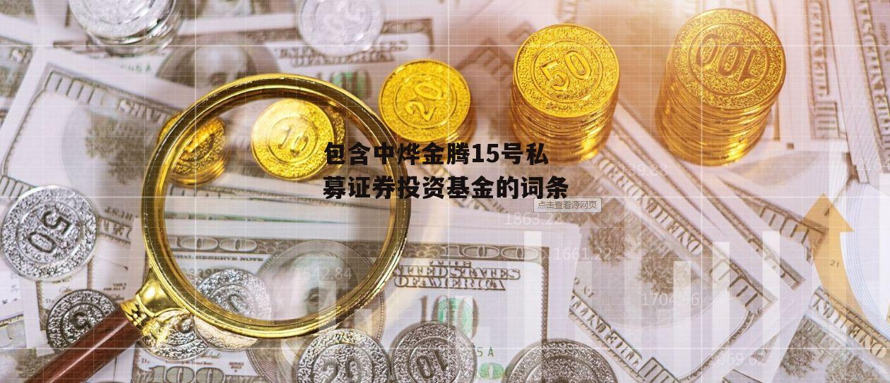 包含中烨金腾15号私募证券投资基金的词条