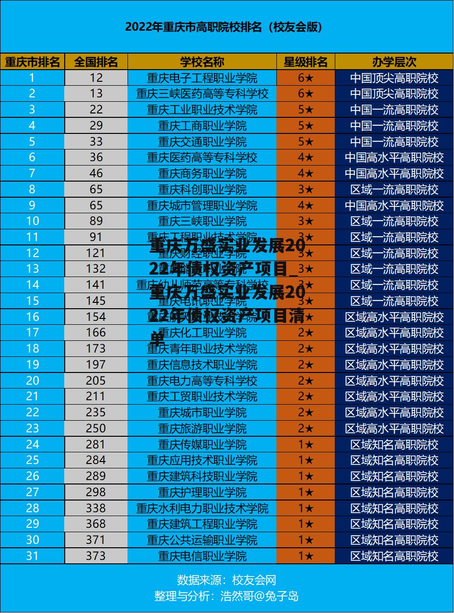 重庆万盛实业发展2022年债权资产项目_重庆万盛实业发展2022年债权资产项目清单