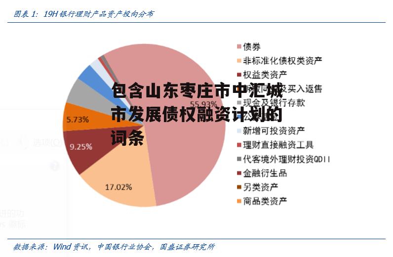 包含山东枣庄市中汇城市发展债权融资计划的词条