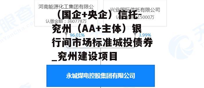 （国企+央企）信托-兖州（AA+主体）银行间市场标准城投债券_兖州建设项目