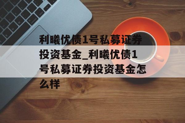 利曦优债1号私募证券投资基金_利曦优债1号私募证券投资基金怎么样