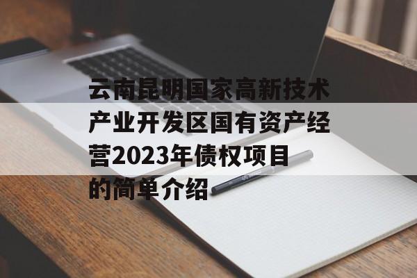 云南昆明国家高新技术产业开发区国有资产经营2023年债权项目的简单介绍