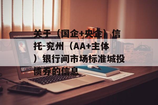 关于（国企+央企）信托-兖州（AA+主体）银行间市场标准城投债券的信息