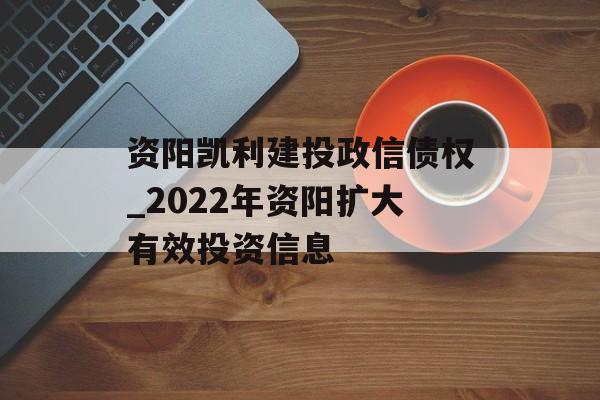 资阳凯利建投政信债权_2022年资阳扩大有效投资信息