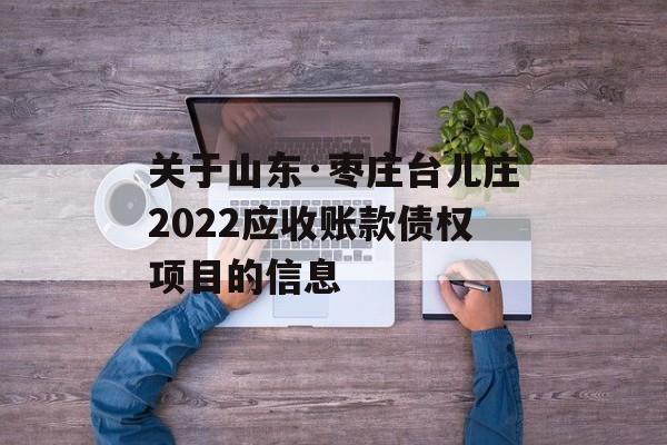 关于山东·枣庄台儿庄2022应收账款债权项目的信息