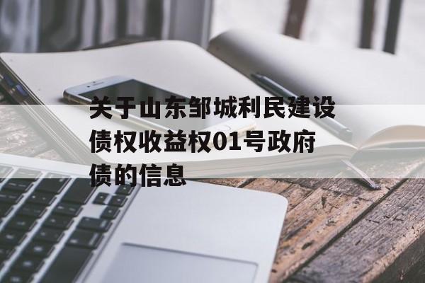 关于山东邹城利民建设债权收益权01号政府债的信息