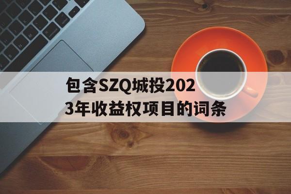 包含SZQ城投2023年收益权项目的词条