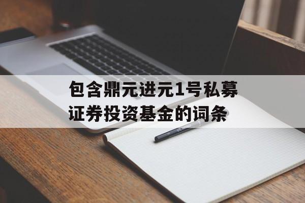 包含鼎元进元1号私募证券投资基金的词条