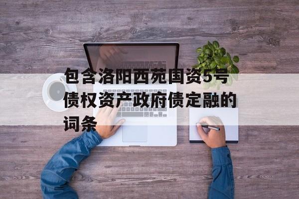 包含洛阳西苑国资5号债权资产政府债定融的词条