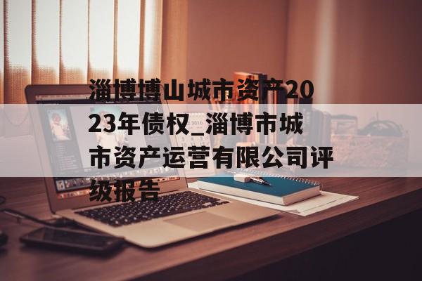 淄博博山城市资产2023年债权_淄博市城市资产运营有限公司评级报告