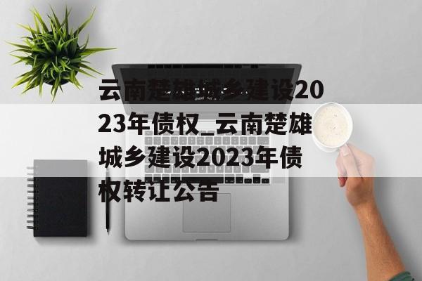 云南楚雄城乡建设2023年债权_云南楚雄城乡建设2023年债权转让公告