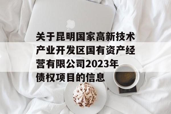 关于昆明国家高新技术产业开发区国有资产经营有限公司2023年债权项目的信息