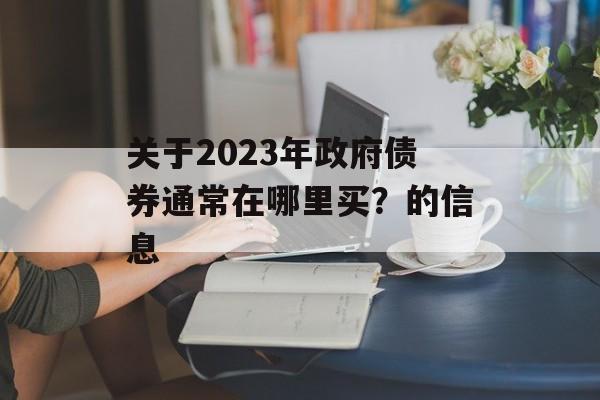 关于2023年政府债券通常在哪里买？的信息