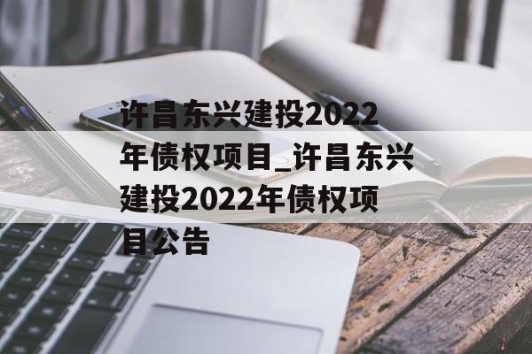 许昌东兴建投2022年债权项目_许昌东兴建投2022年债权项目公告