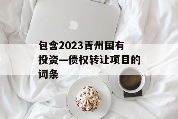 包含2023青州国有投资—债权转让项目的词条