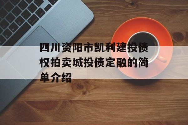 四川资阳市凯利建投债权拍卖城投债定融的简单介绍