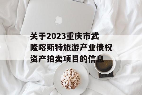 关于2023重庆市武隆喀斯特旅游产业债权资产拍卖项目的信息