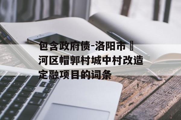 包含政府债-洛阳市瀍河区帽郭村城中村改造定融项目的词条