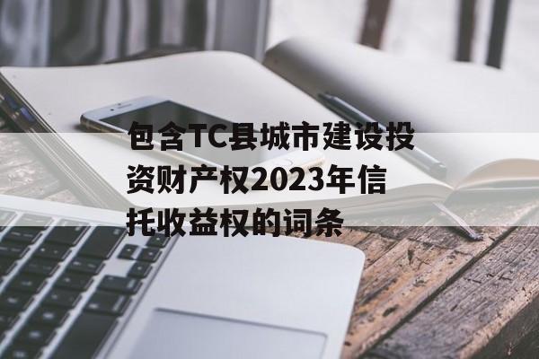 包含TC县城市建设投资财产权2023年信托收益权的词条