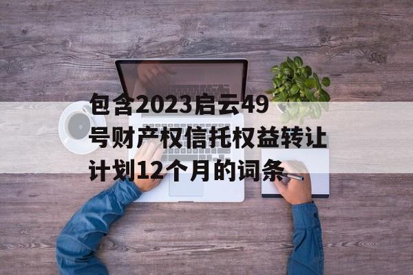 包含2023启云49号财产权信托权益转让计划12个月的词条