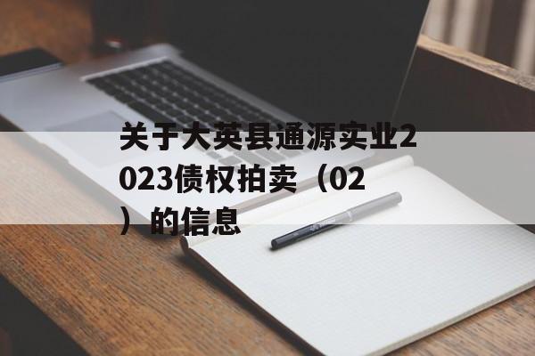 关于大英县通源实业2023债权拍卖（02）的信息