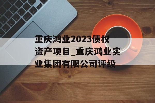 重庆鸿业2023债权资产项目_重庆鸿业实业集团有限公司评级