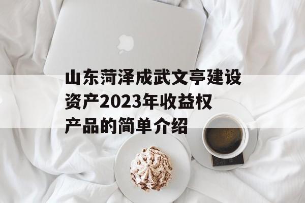 山东菏泽成武文亭建设资产2023年收益权产品的简单介绍