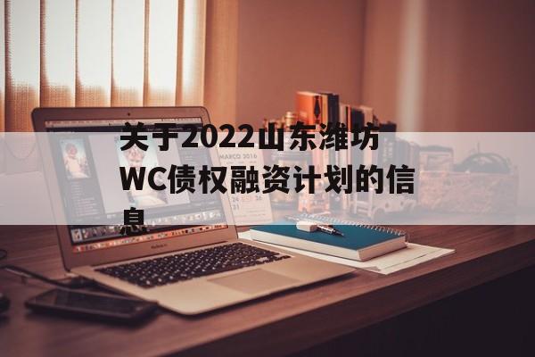 关于2022山东潍坊WC债权融资计划的信息