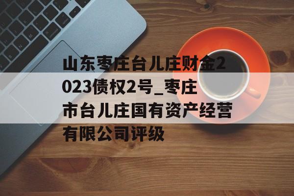 山东枣庄台儿庄财金2023债权2号_枣庄市台儿庄国有资产经营有限公司评级