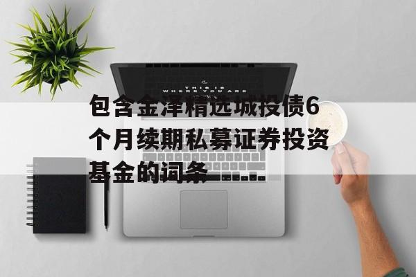 包含金泽精选城投债6个月续期私募证券投资基金的词条