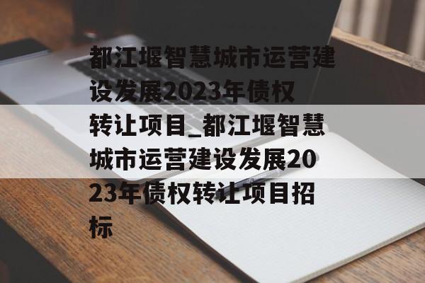 都江堰智慧城市运营建设发展2023年债权转让项目_都江堰智慧城市运营建设发展2023年债权转让项目招标