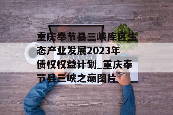 重庆奉节县三峡库区生态产业发展2023年债权权益计划_重庆奉节县三峡之巅图片