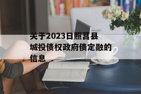 关于2023日照莒县城投债权政府债定融的信息