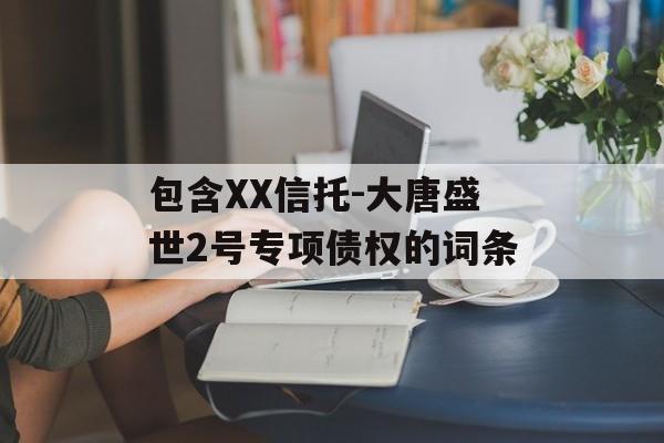 包含XX信托-大唐盛世2号专项债权的词条