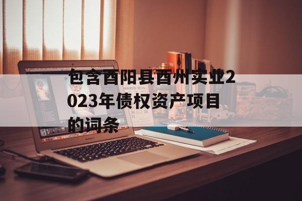 包含酉阳县酉州实业2023年债权资产项目的词条