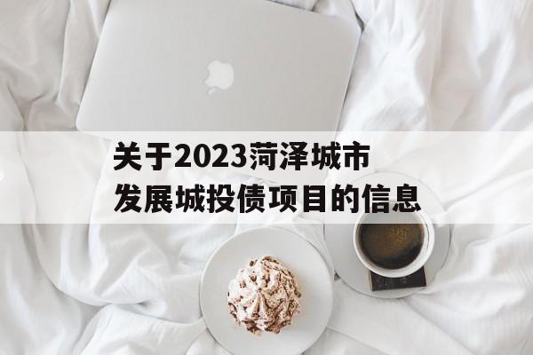 关于2023菏泽城市发展城投债项目的信息