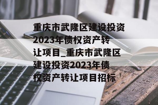 重庆市武隆区建设投资2023年债权资产转让项目_重庆市武隆区建设投资2023年债权资产转让项目招标