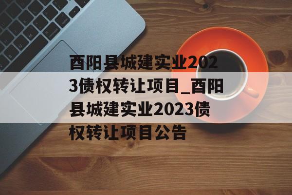 酉阳县城建实业2023债权转让项目_酉阳县城建实业2023债权转让项目公告