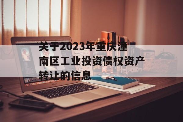 关于2023年重庆潼南区工业投资债权资产转让的信息