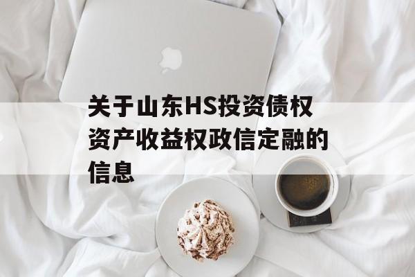 关于山东HS投资债权资产收益权政信定融的信息