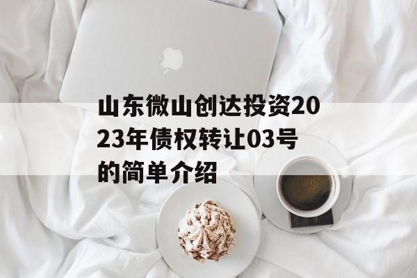 山东微山创达投资2023年债权转让03号的简单介绍