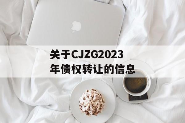 关于CJZG2023年债权转让的信息