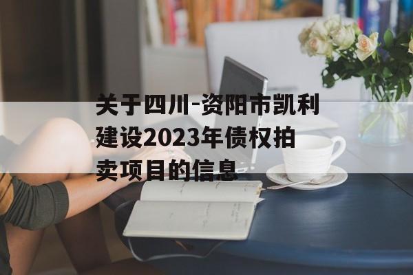 关于四川-资阳市凯利建设2023年债权拍卖项目的信息